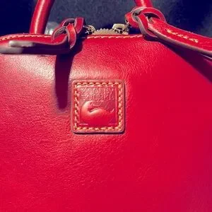 Dooney & Bourke | Bags | Red Florentine Small Zip Pod  display picture 3